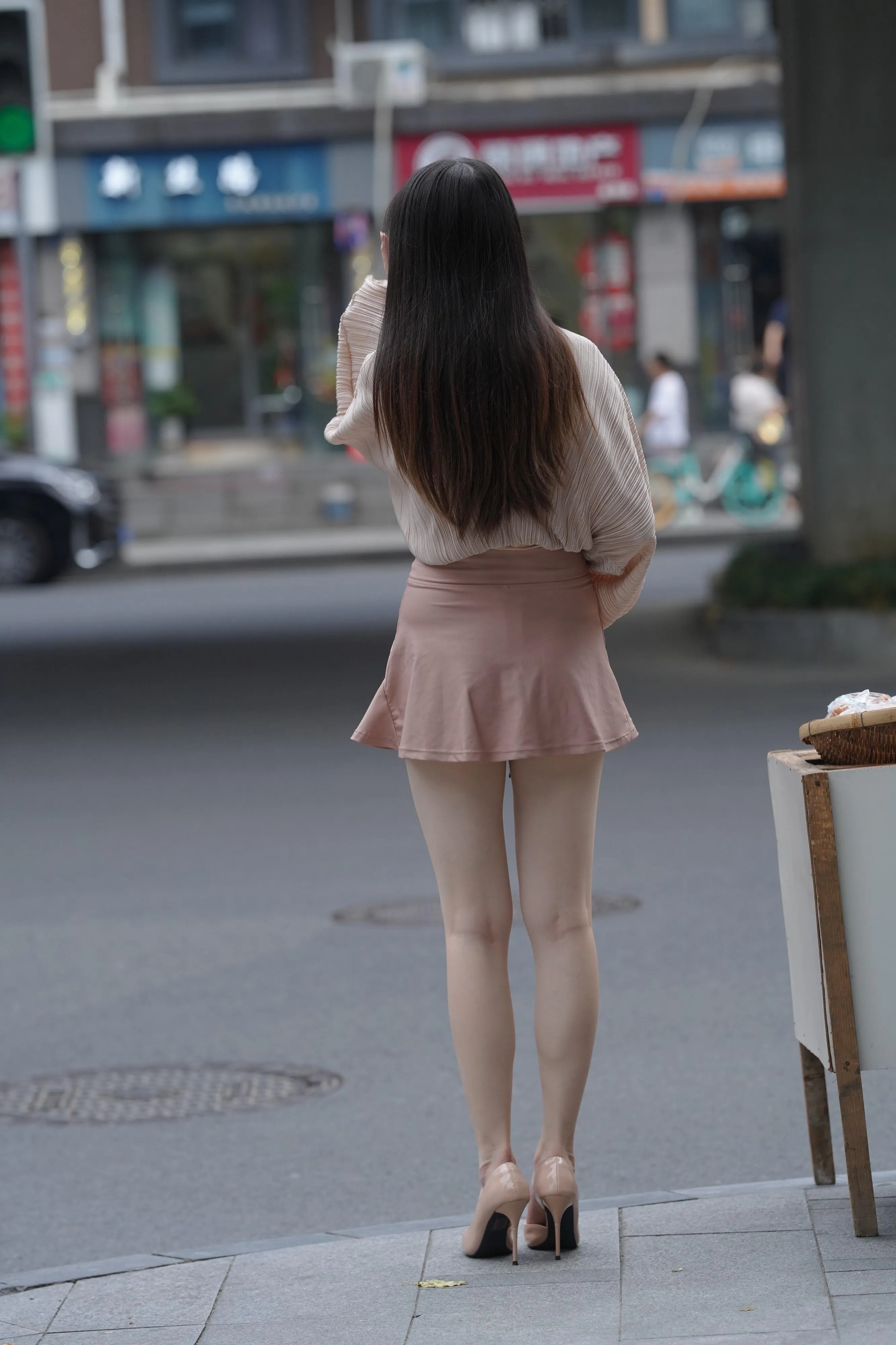 魔镜街拍 NO.167 可爱的粉色短裙小姐姐 [495P]插图5